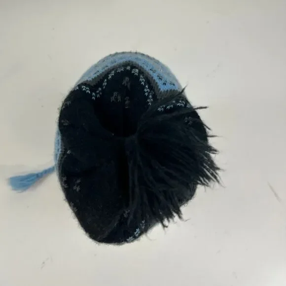 UNC North‎ Carolina Tarheels Winter Aviator Style Hat Cap Blue  Pom OS - Picture 5 of 16